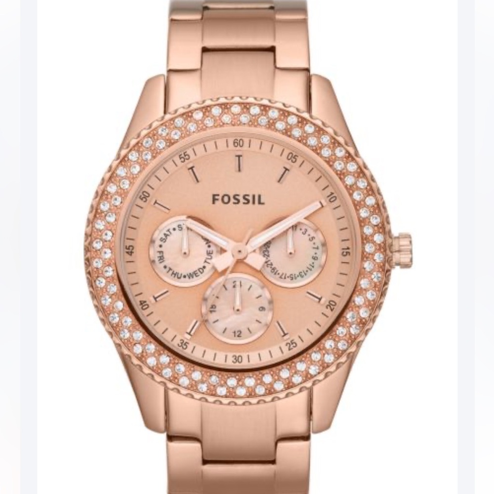 Fossil Rose gold Stella watch